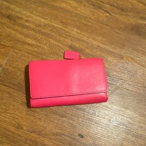Coach Pink Crossbody, Clutch or Wallet
